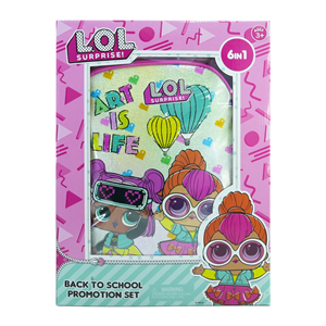 ست 6 در 1 کوله پشتی 40 سانتی Art is Life مدل Rainbow Max - Backpack - Promotion Items 6 in 1 - Art is Life _کیف مدرسه